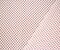 White-Red Polka Dots Printed Poly Chiffon Woven Fabric By the Yard